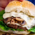 swiss-cheese-and-mushroom-burger